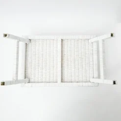 Hot Mrs. Alice White Scalloped Rattan Breakfast Tray