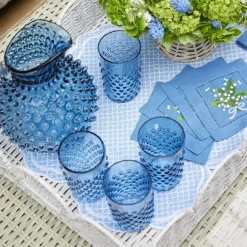 Best Mrs. Alice White Scalloped Rattan Tray