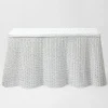 Best Mrs. Alice White Vivienne Rattan Scalloped Console Table
