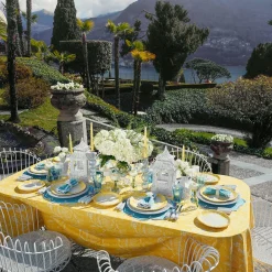 Outlet Mrs. Alice Yellow Capri Lettuce Dinner Plates (Set Of 4)