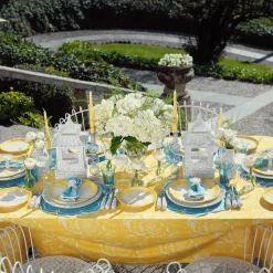 Outlet Mrs. Alice Yellow Capri Lettuce Starter Plates (Set Of 4)