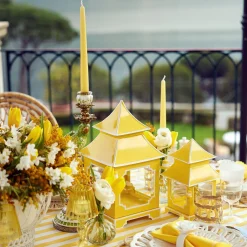 Sale Mrs. Alice Yellow Pagoda Lantern Set