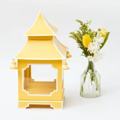 Sale Mrs. Alice Yellow Pagoda Lantern Set