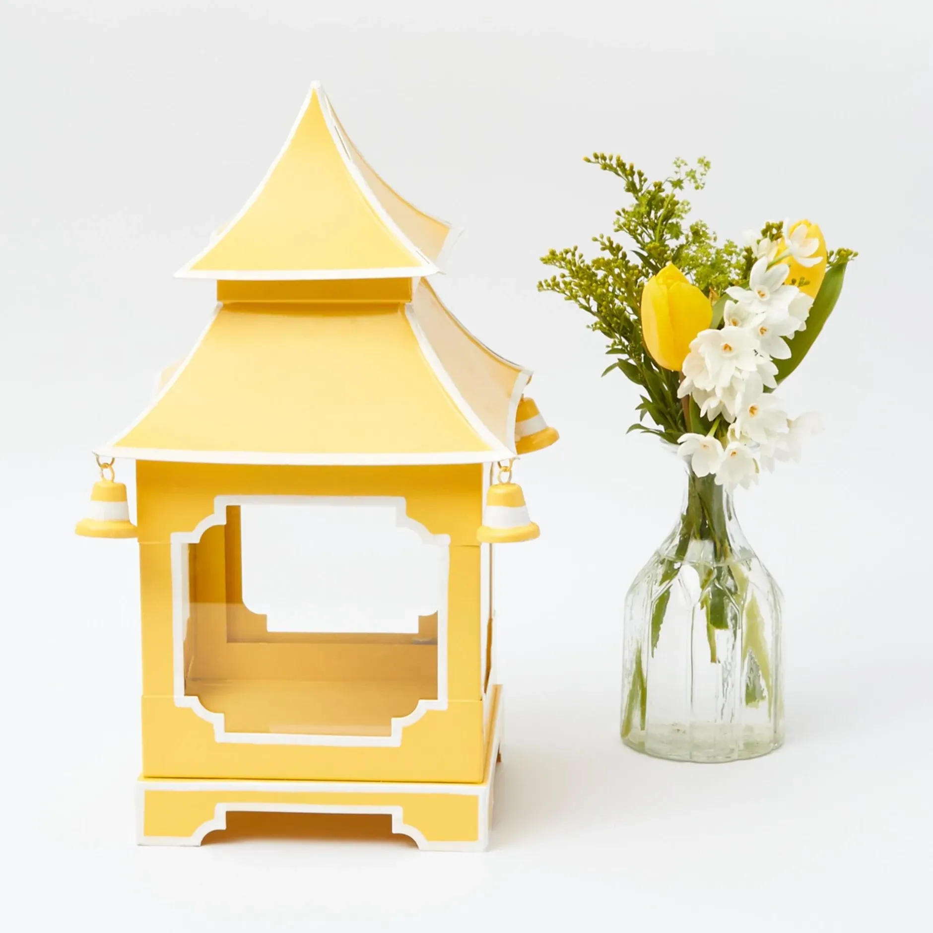 New Mrs. Alice Yellow Pagoda Lantern Set