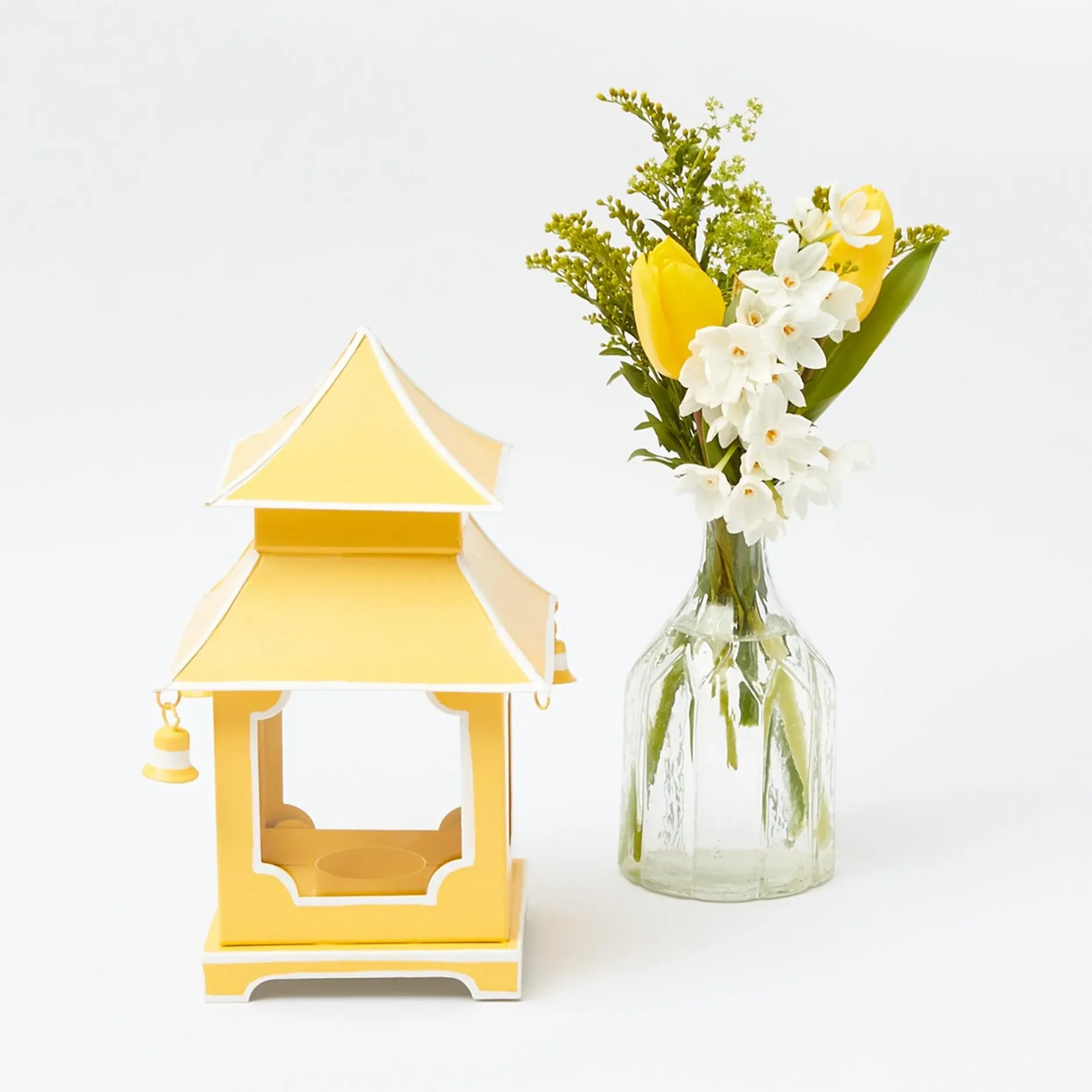 New Mrs. Alice Yellow Pagoda Lantern Set